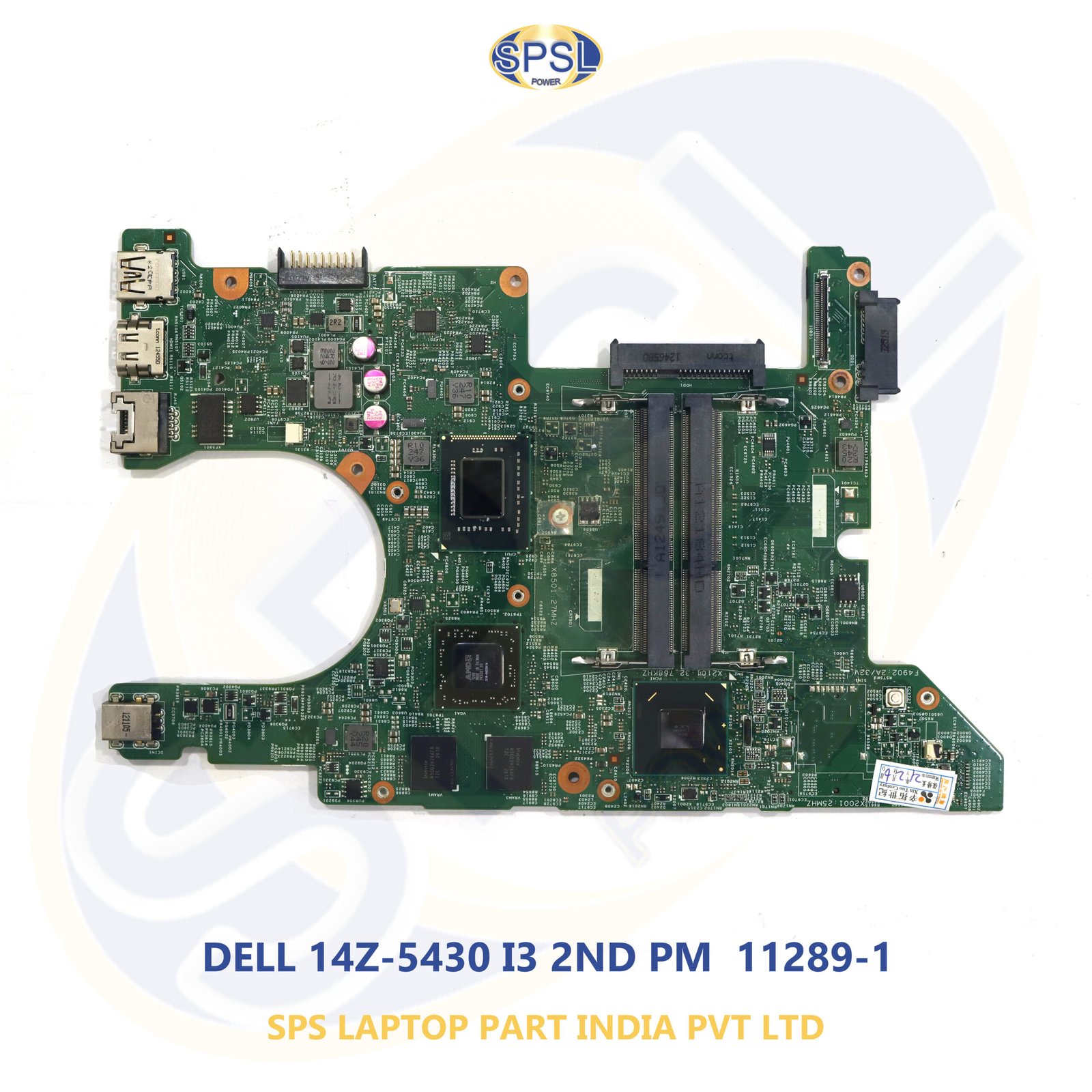 DELL 14Z-5430 I3 2ND PM 11289-1 LAPTOP MOTHERBOARD