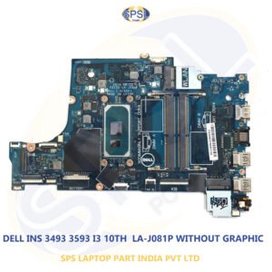 DELL INS 3493 3593 I3 10TH  LA-J081P WITHOUT GRAPHIC LAPTOP MOTHERBOARD