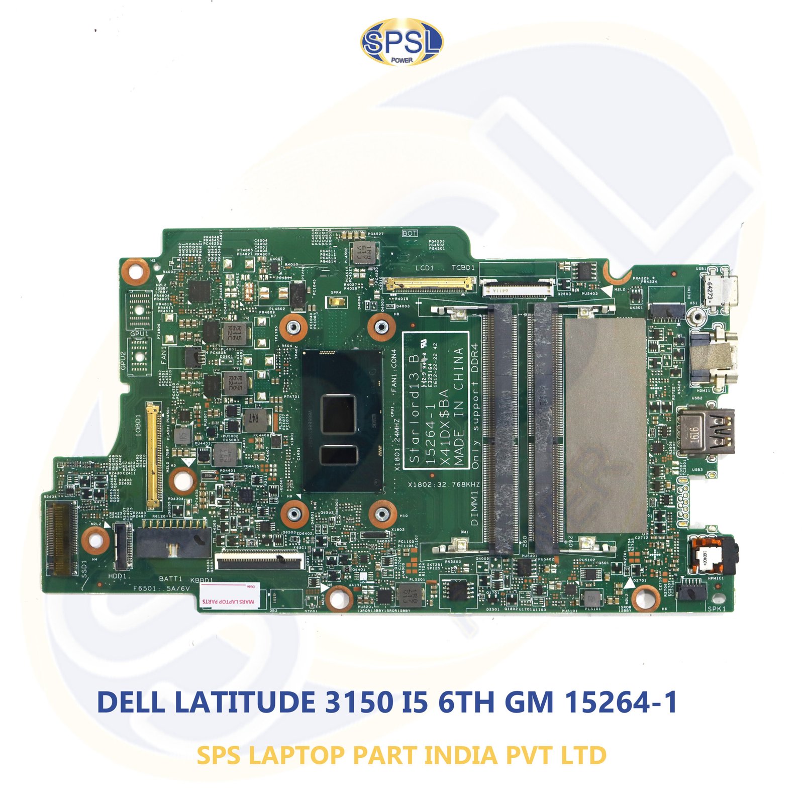 DELL LATITUDE 3150 I5 6TH GM 15264-1 LAPTOP MOTHERBOARD