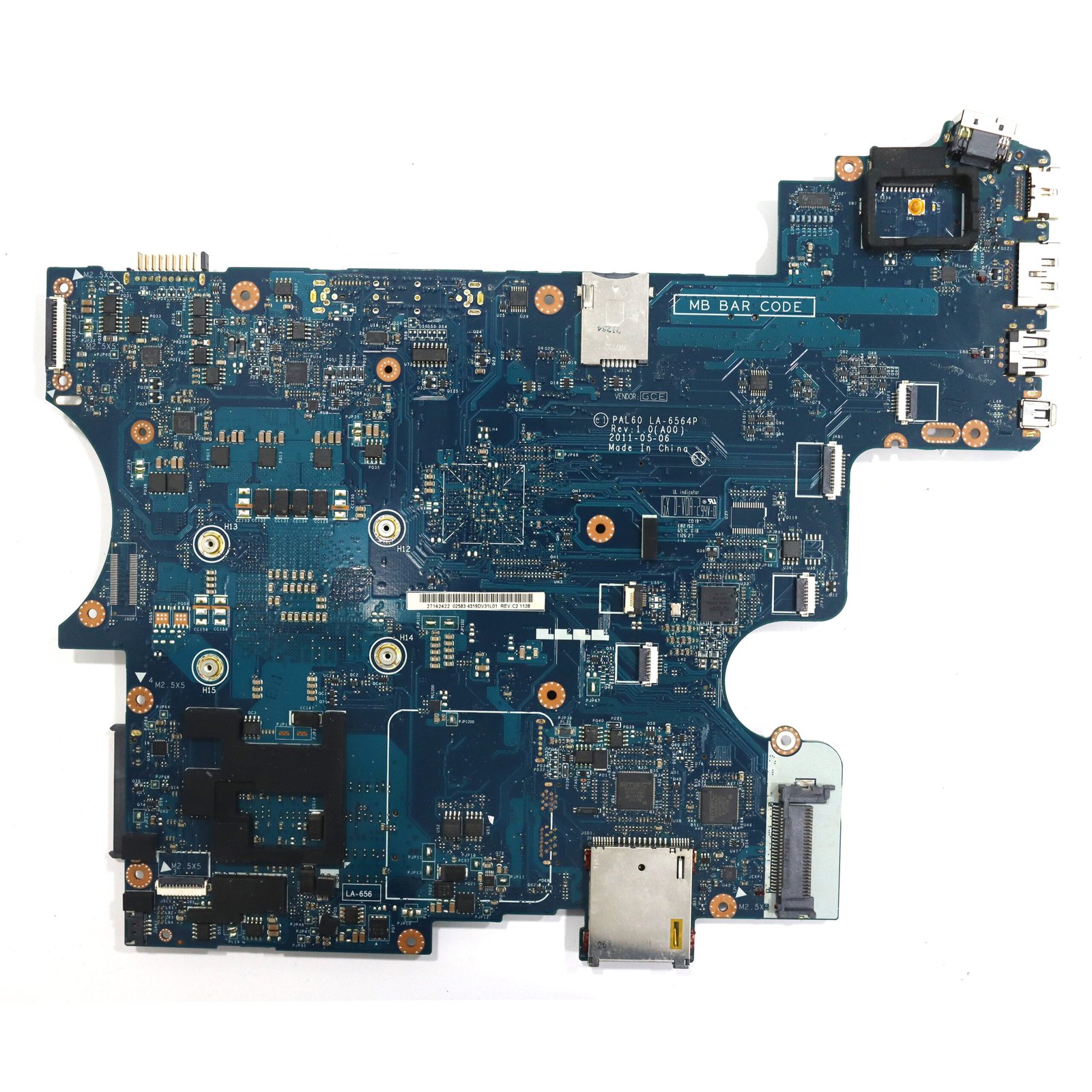 DELL LATITUDE E6520 GM LA-6564P LAPTOP MOTHERBOARD - Image 2