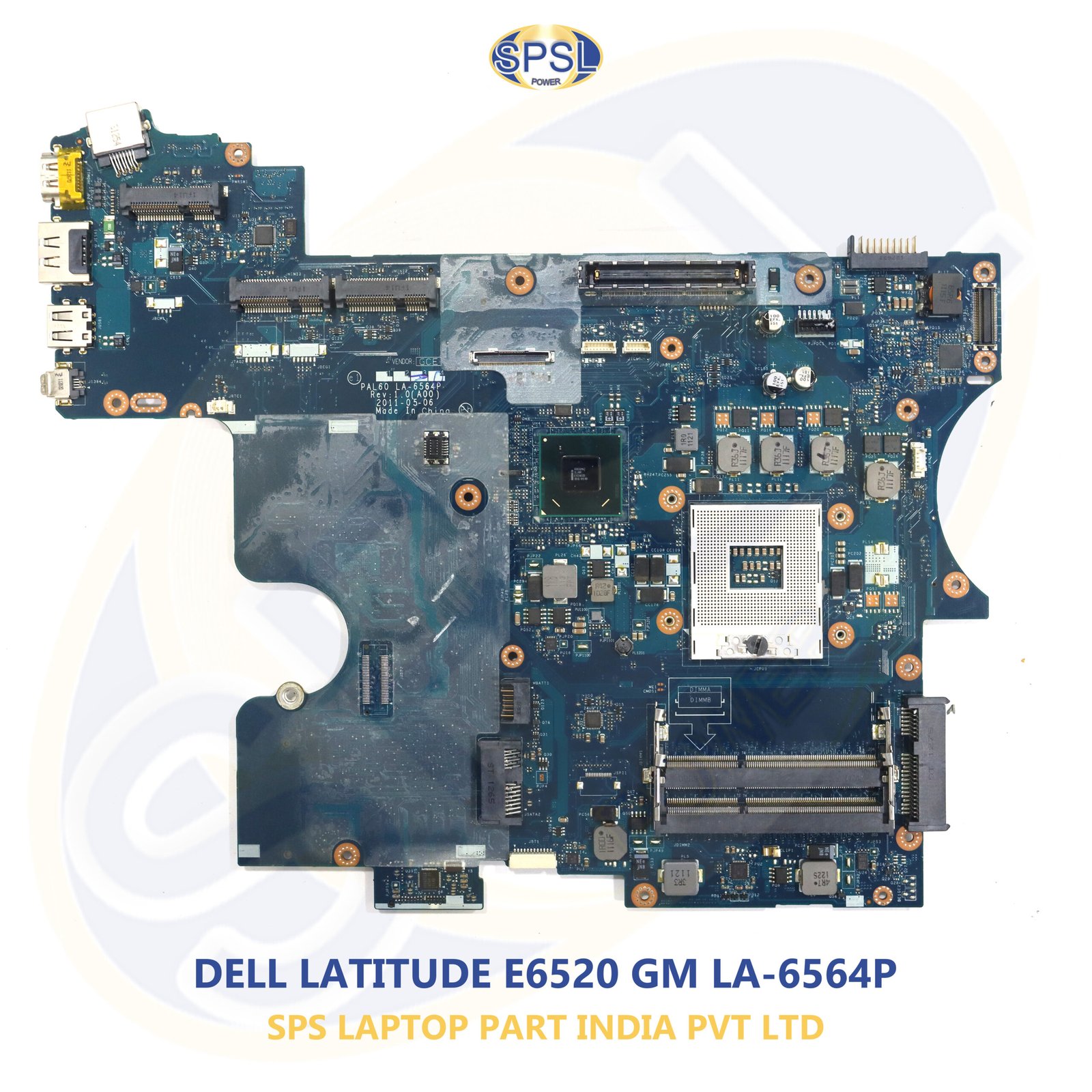 DELL LATITUDE E6520 GM LA-6564P LAPTOP MOTHERBOARD