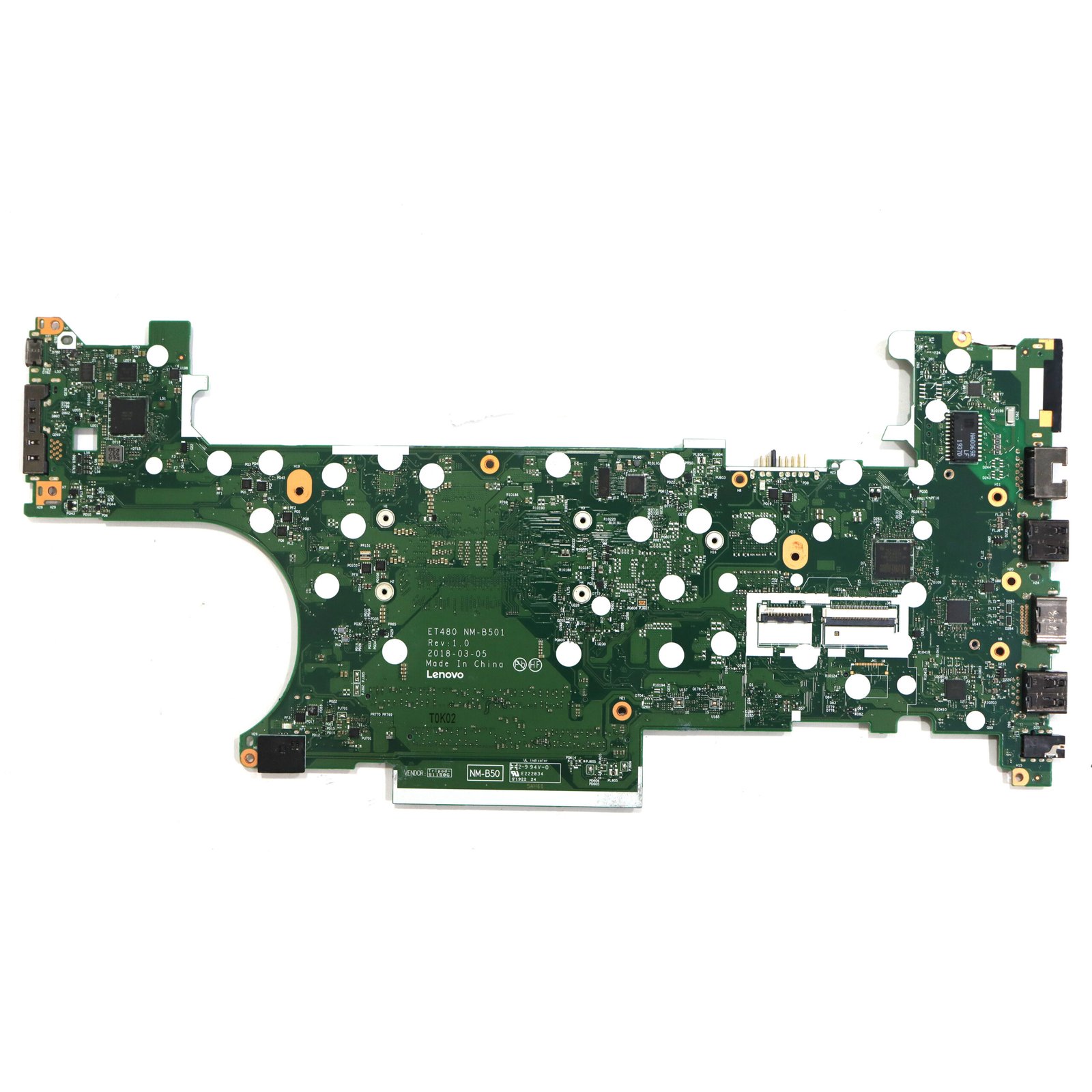 LENOVO THINKPAD T480 I5 7TH NM-B501 WITHOUT GRAPHIC LAPTOP MOTHERBOARD - Image 2