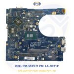 DELL INS 5559 I7 PM  LA-D071P LAPTOP M OTHERBOARD