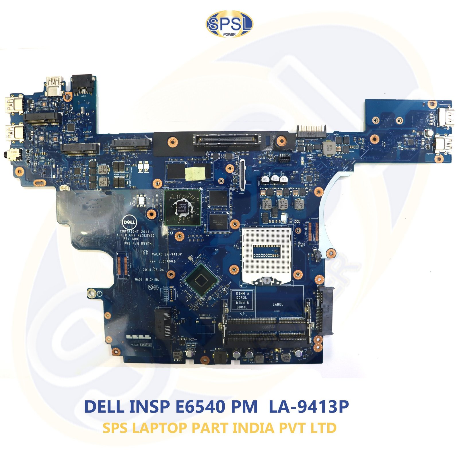 DELL INSP E6540 PM LA-9413P LAPTOP MOTHERBOARD