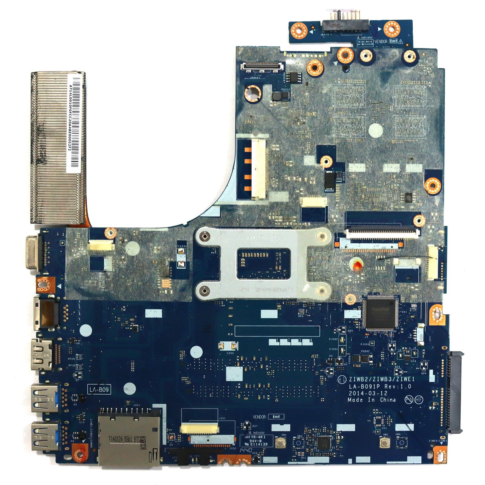 LENOVO B50-70 LA-B091P WITH GRAPHIC LAPTOP MOTHERBOARD - Image 2