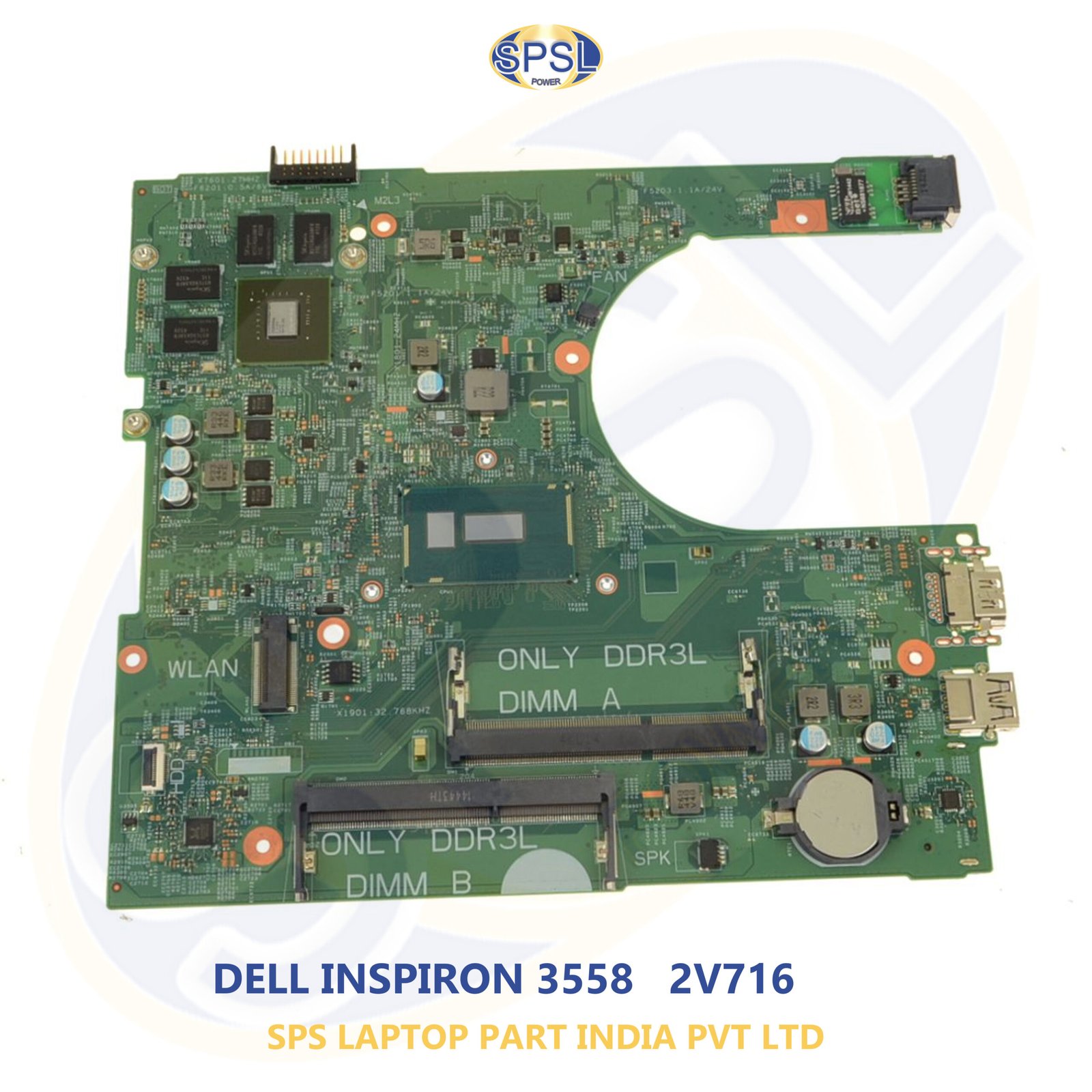 DELL INSPIRON 3558 2V716 LAPTOP MOTHERBOARD