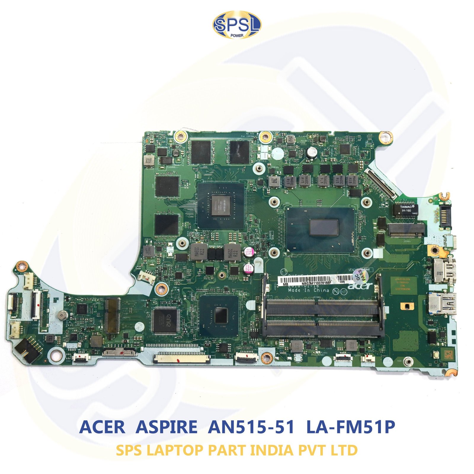 ACER ASPIRE AN515-51 LA-FM51P LAPTOP MOTHERBOARD