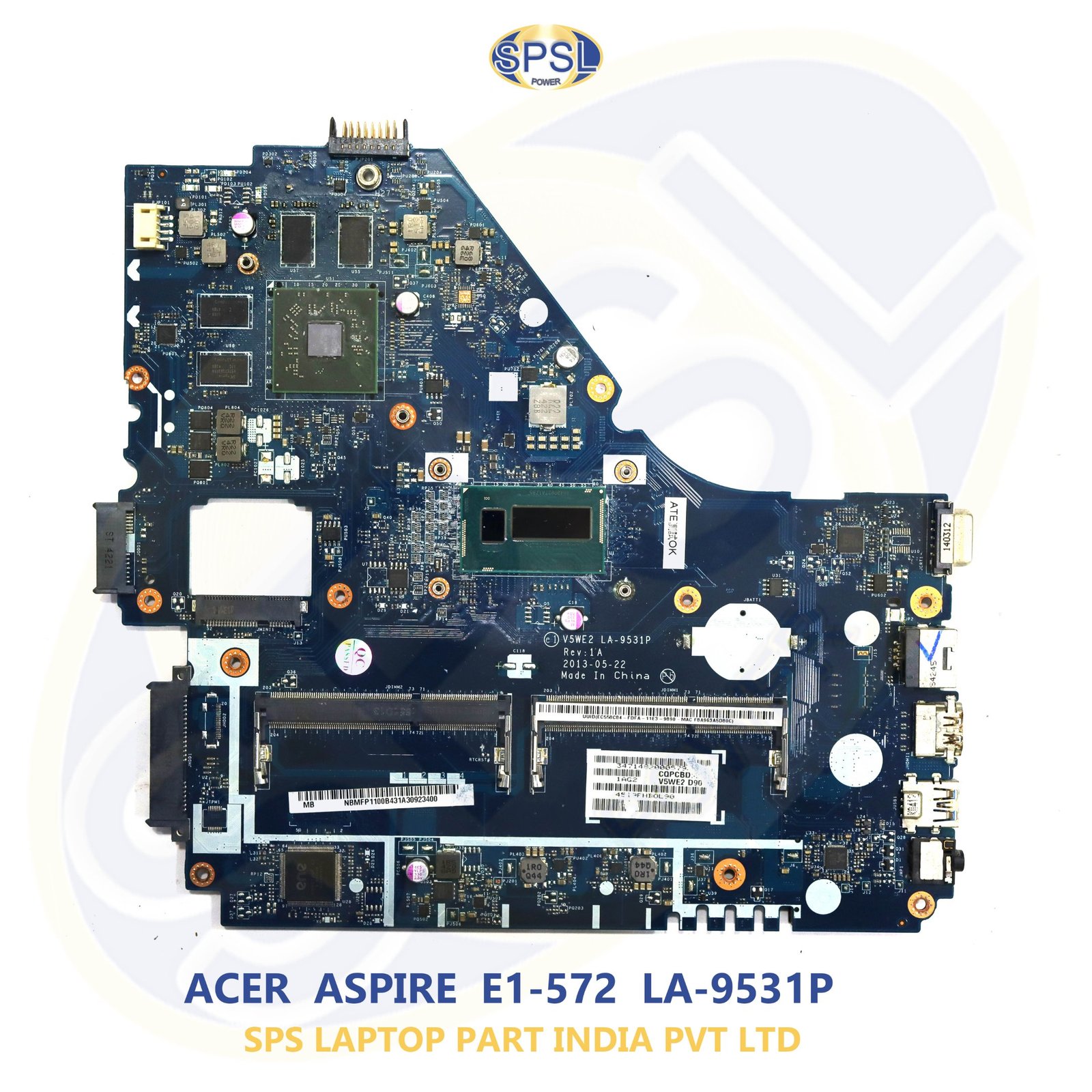 ACER ASPIRE E1-572 LA-9531P LAPTOP MOTHERBOARD