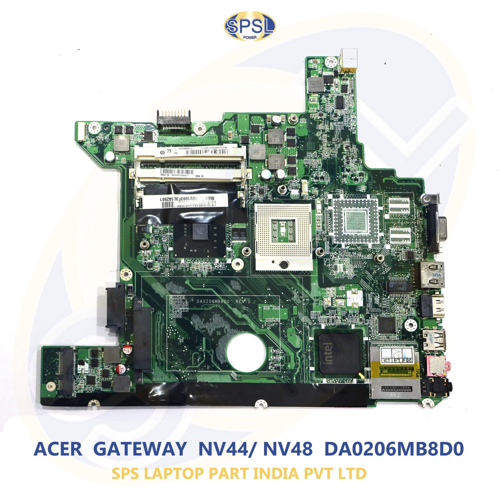 ACER GATEWAY NV44 NV48 DA0206MB8D0 LAPTOP MOTHERBOARD