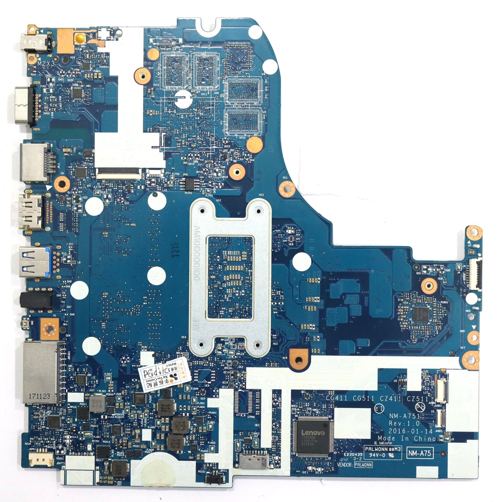 LENOVO IDEAPAD 310-15 ISK NM-751 LAPTOP MOTHERBOARD - Image 2