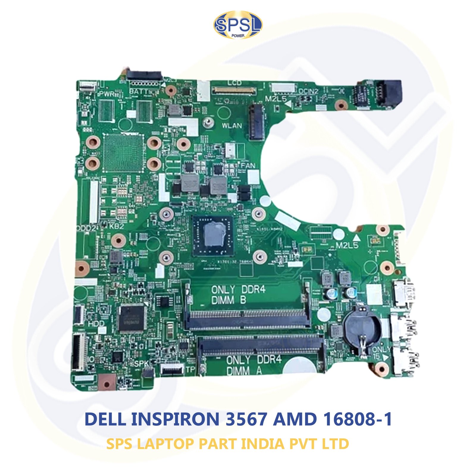 DELL INSPIRON 3567 AMD 16808-1 LAPTOP MOTHERBOARD