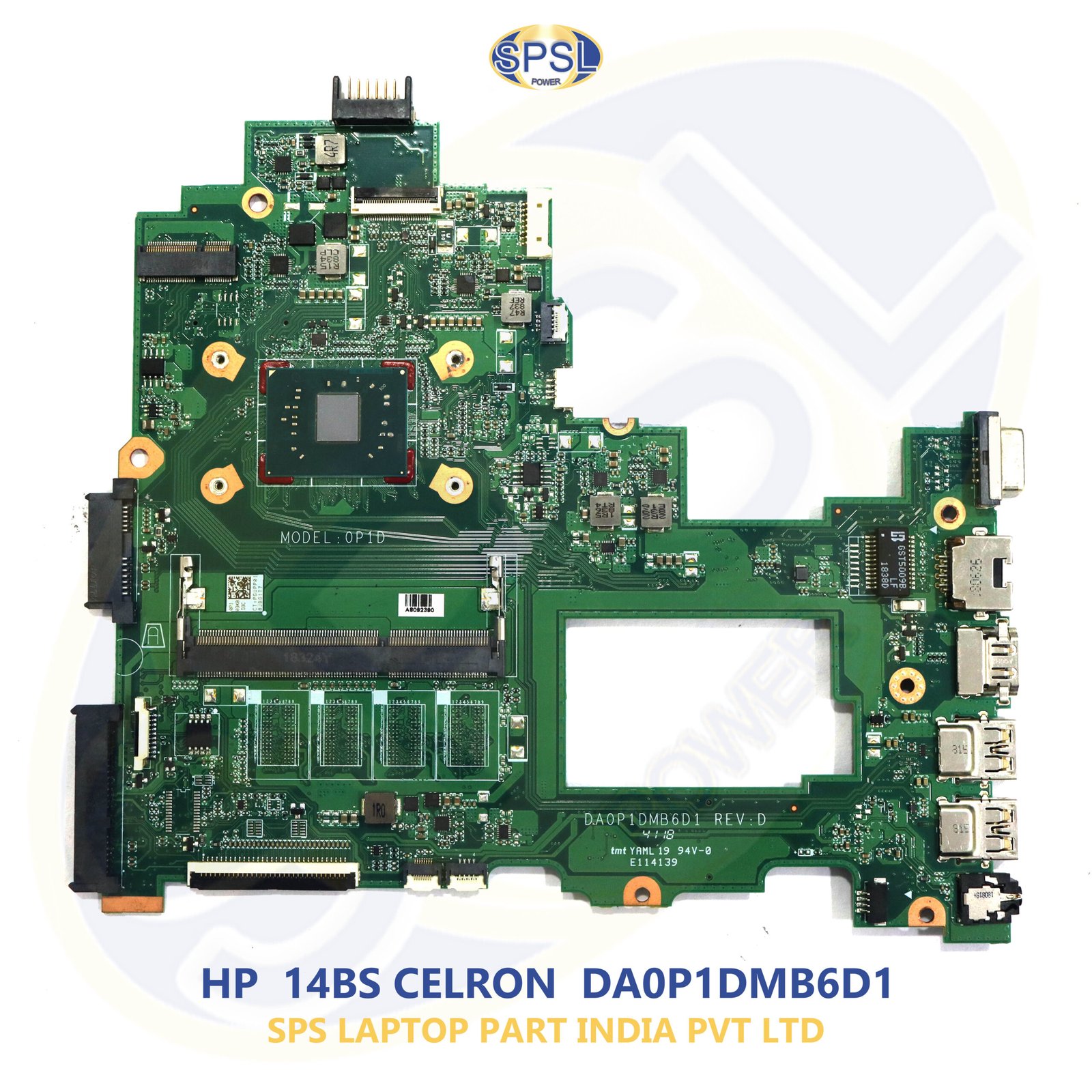 HP 14BS CELRON DA0P1DMB6D1 LAPTOP MOTHERBOARD