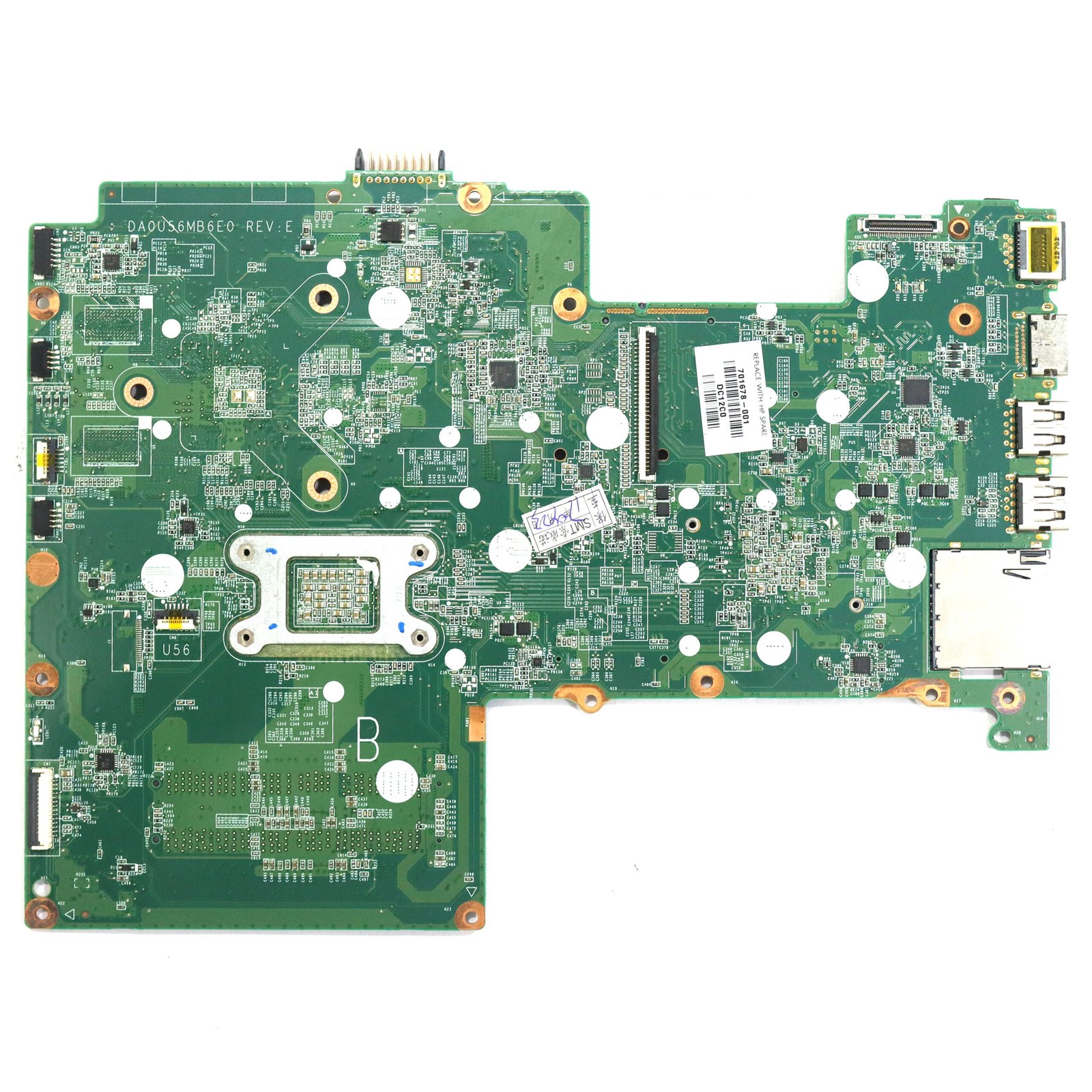 HP 15B AMD DA0U56MB6E0 LAPTOP MOTHERBOARD - Image 2
