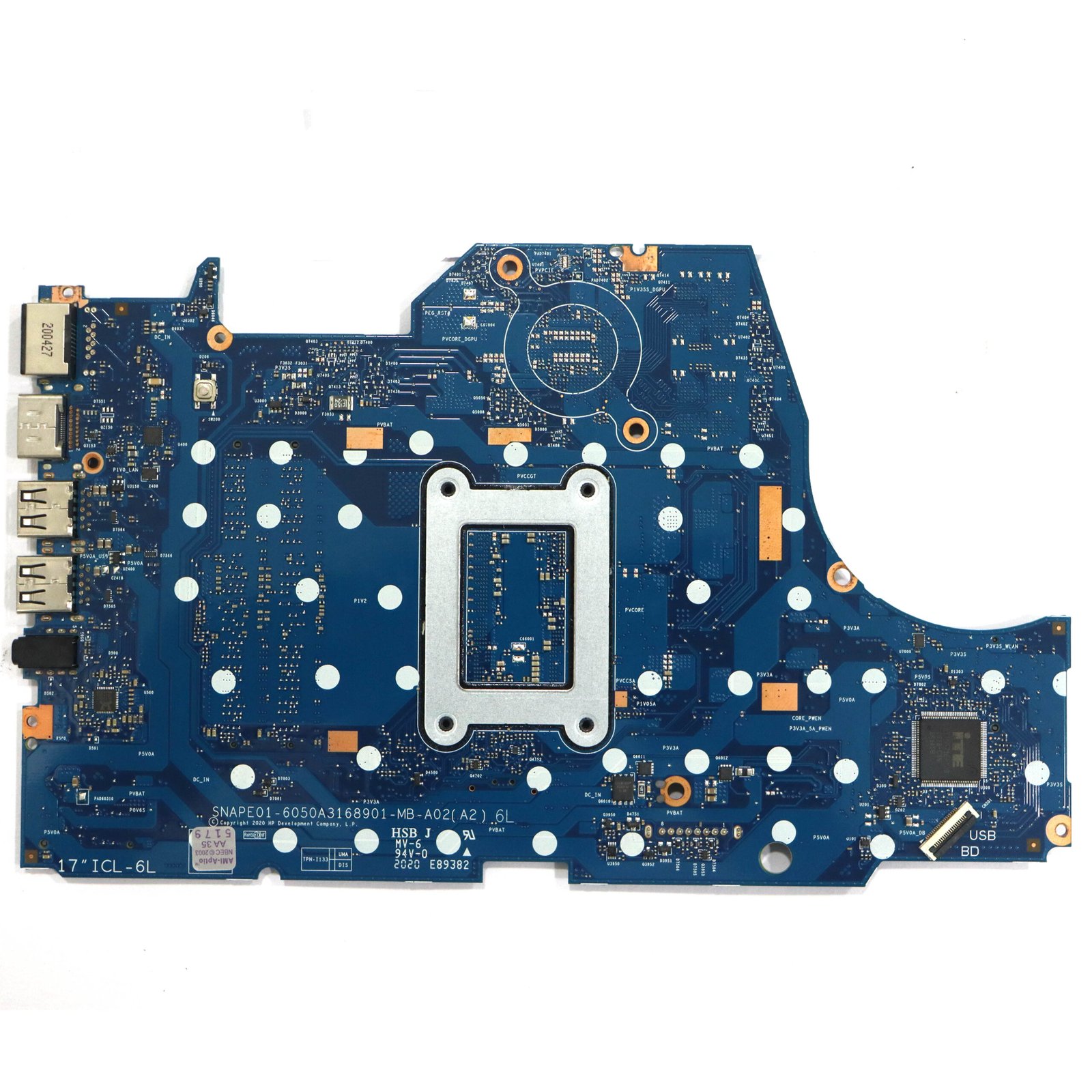 HP 17 BY 10 GEN 6050A3168901-MB-A02 LAPTOP MOTHERBOARD - Image 2