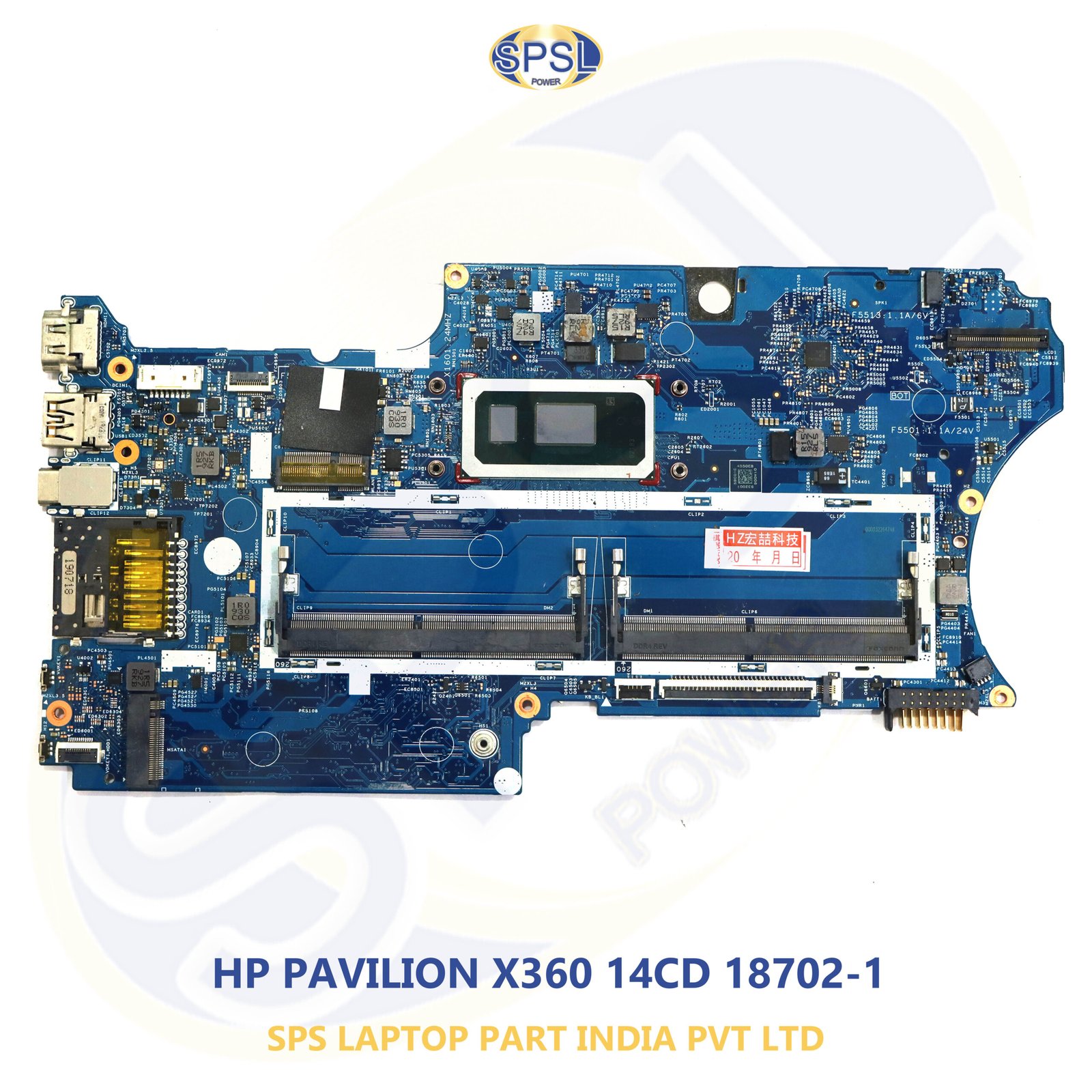 HP PAVILION X360 14CD 18702-1 LAPTOP MOTHERBOARD