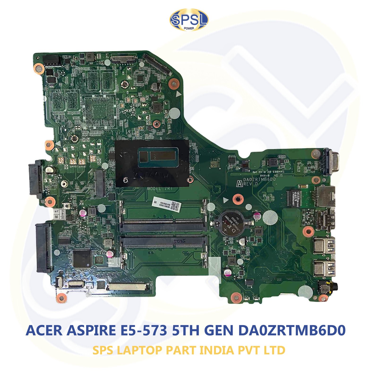 ACER ASPIRE E5-573 5TH GEN DA0ZRTMB6D0 LAPTOP MOTHERBOARD