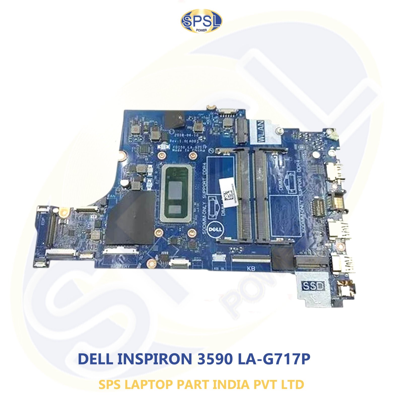 DELL INSPIRON 3590 LA-G717P LAPTOP MOTHERBOARD
