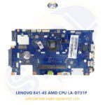 LENOVO E41-45 AMD CPU LA-D731P  LAPTOP MOTHERBOARD