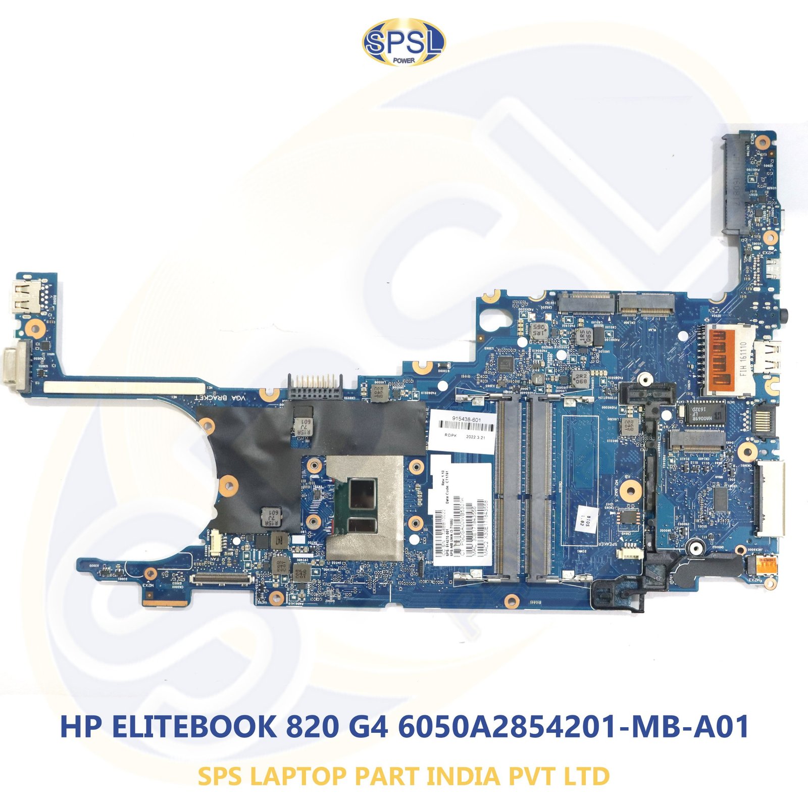 HP ELITEBOOK 820 G4 6050A2854201-MB-A01 LAPTOP MOTHERBOARD