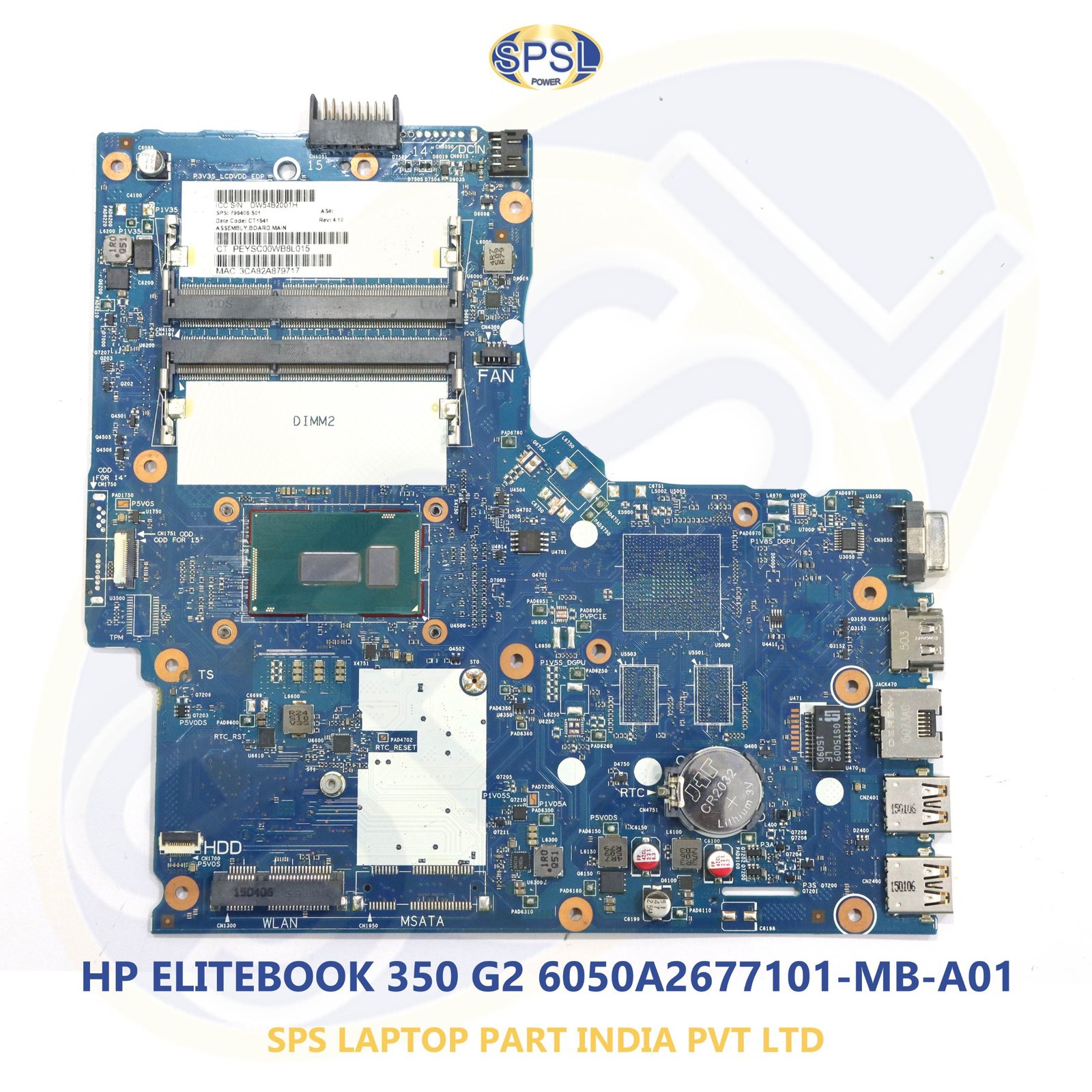 HP ELITEBOOK 350 G2 6050A2677101-MB-A01 LAPTOP MOTHERBOARD