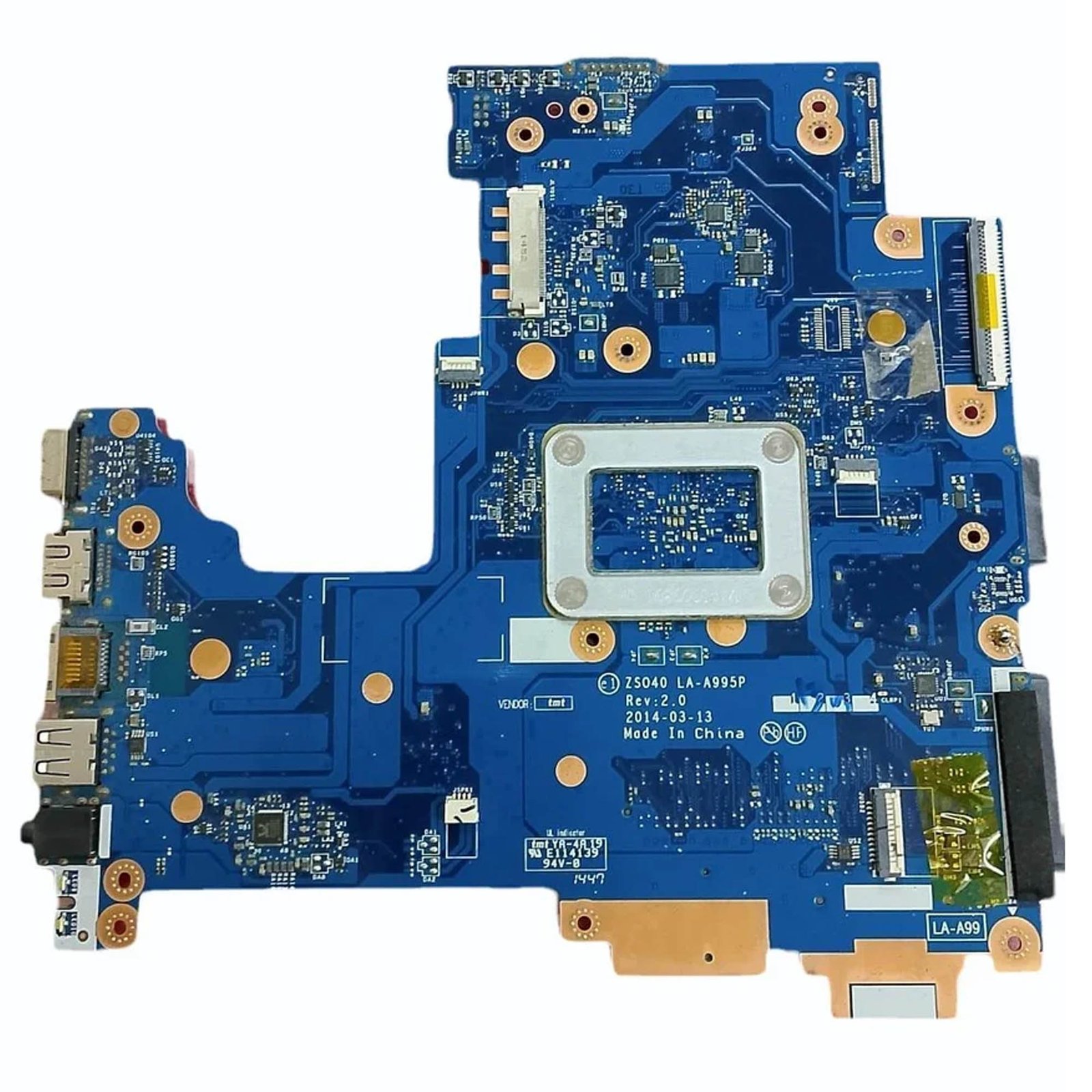 HP A995P ON BOARD CPU NON GRAPHIC LAPTOP MOTHERBOARD - Image 2